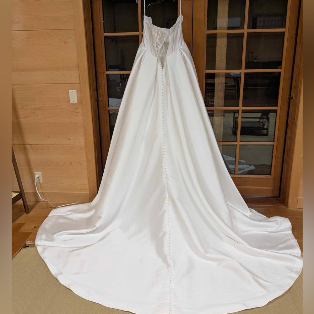 Oxford Street Mikado strapless ball gown